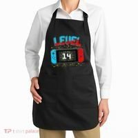 Level 14 Unlocked Gamer 14th Birthday Gift Video Game Lovers Cute Apron thumb 2