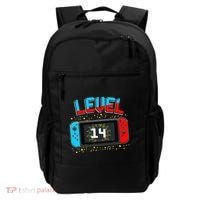 Level 14 Unlocked Gamer 14th Birthday Gift Video Game Lovers Cute Backpack thumb 0