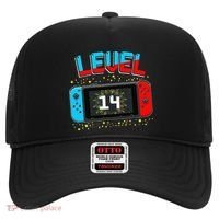 Level 14 Unlocked Gamer 14th Birthday Gift Video Game Lovers Cute Hat thumb 0