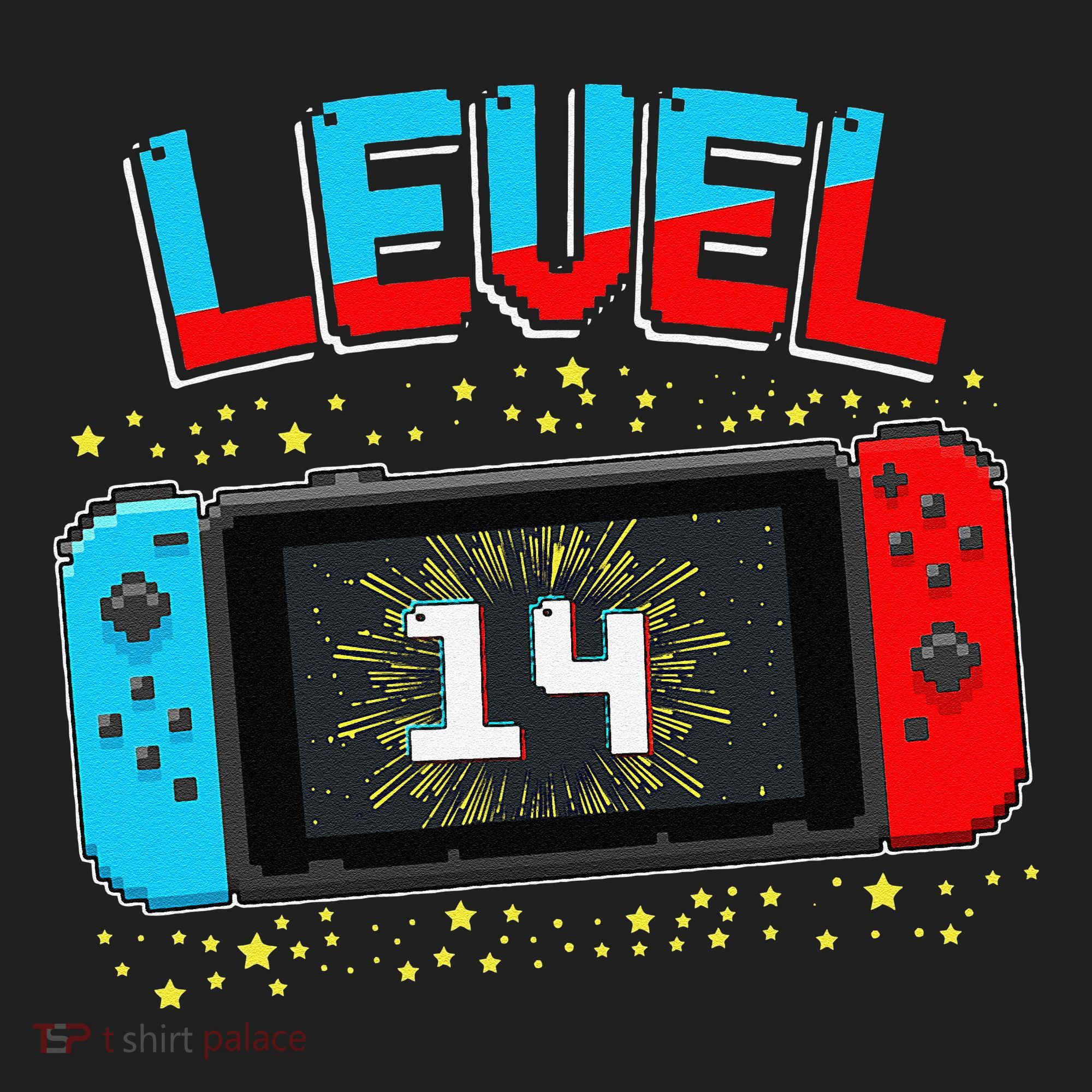 Level 14 Unlocked Gamer 14th Birthday Gift Video Game Lovers Cute Golf Towel