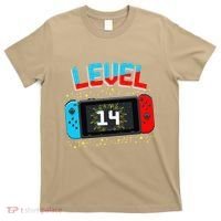 Level 14 Unlocked Gamer 14th Birthday Gift Video Game Lovers Cute T-Shirt thumb 0