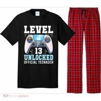 Level 13 Unlocked Video Game 13th Birthday Gamer Kids Pajama Set thumb 0
