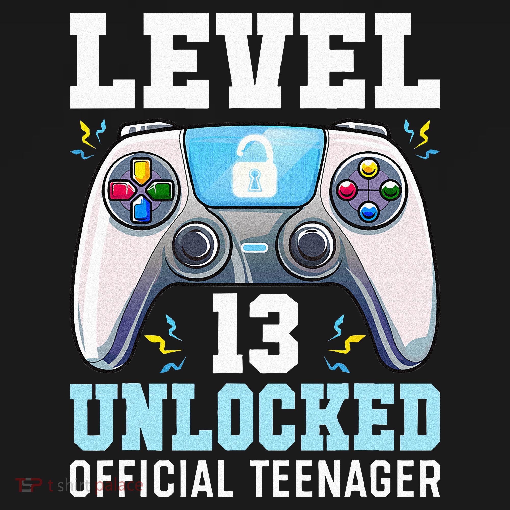 Level 13 Unlocked Video Game 13th Birthday Gamer Kids Women's Hoodie