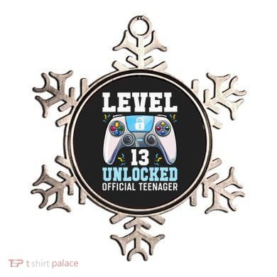 Level 13 Unlocked Video Game 13th Birthday Gamer Kids Ornament