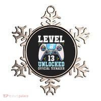 Level 13 Unlocked Video Game 13th Birthday Gamer Kids Ornament thumb 0