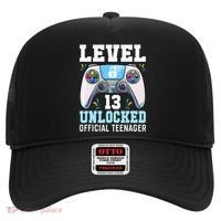 Level 13 Unlocked Video Game 13th Birthday Gamer Kids Hat thumb 0