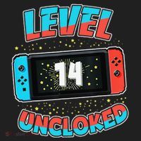 Level 14 Unlocked Gamer 14th Birthday Gift Video Game Lovers Beanie thumb 2