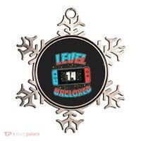 Level 14 Unlocked Gamer 14th Birthday Gift Video Game Lovers Ornament thumb 0