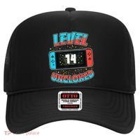 Level 14 Unlocked Gamer 14th Birthday Gift Video Game Lovers Hat thumb 0