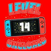 Level 14 Unlocked Gamer 14th Birthday Gift Video Game Lovers Santa Hat thumb 1