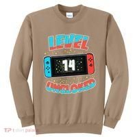 Level 14 Unlocked Gamer 14th Birthday Gift Video Game Lovers Sweatshirt thumb 0