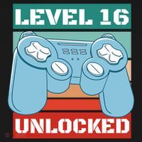 Level 16 Unlocked Gaming Retro Apron thumb 3