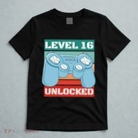 Level 16 Unlocked Gaming Retro T-Shirt thumb 5