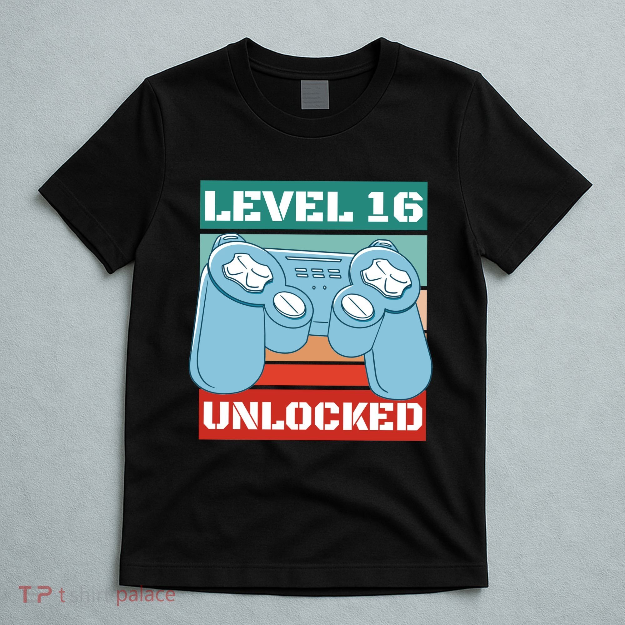 Level 16 Unlocked Gaming Retro T-Shirt