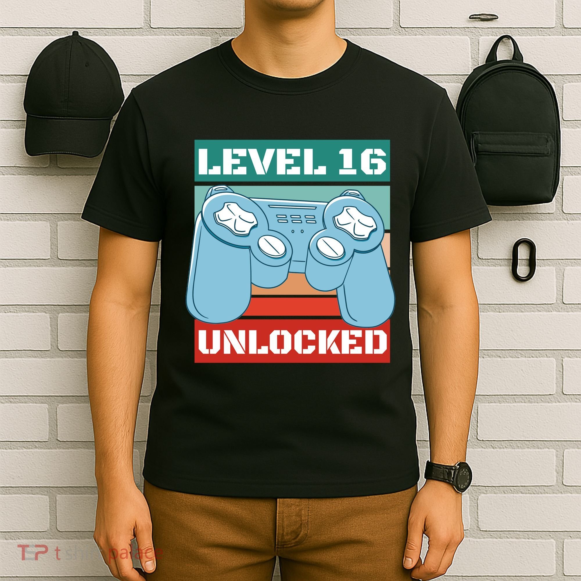 Level 16 Unlocked Gaming Retro T-Shirt