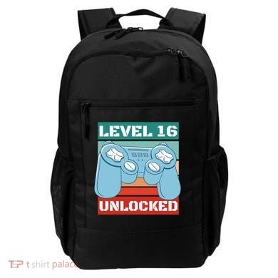 Level 16 Unlocked Gaming Retro Backpack