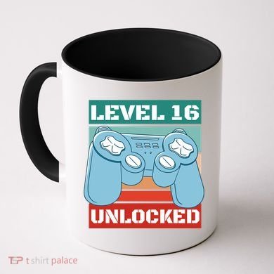 Level 16 Unlocked Gaming Retro Coffee Mug