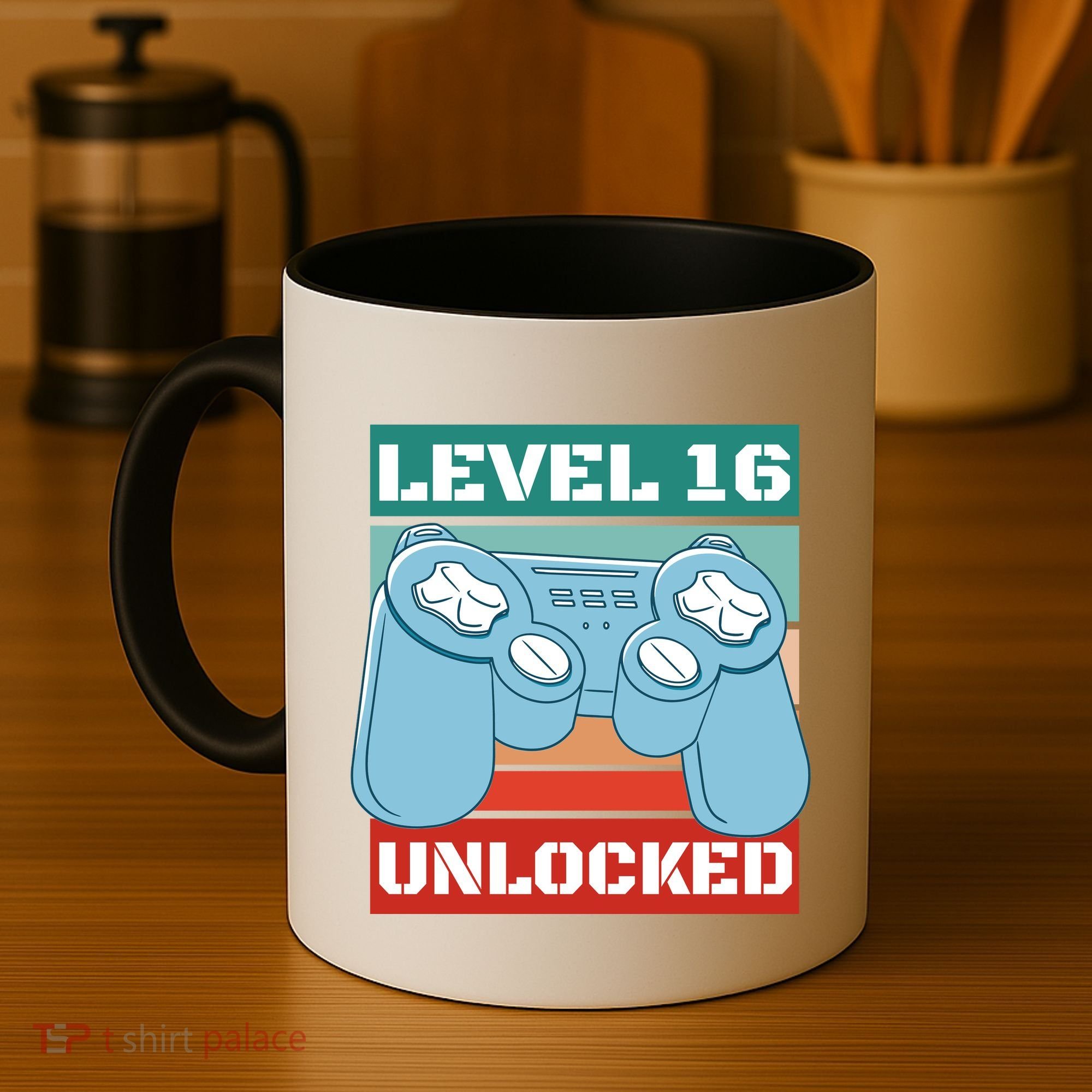 Level 16 Unlocked Gaming Retro Coffee Mug