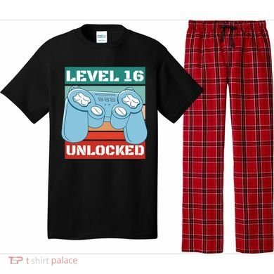 Level 16 Unlocked Gaming Retro Pajama Set