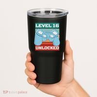 Level 16 Unlocked Gaming Retro Tumbler thumb 2