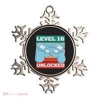 Level 16 Unlocked Gaming Retro Ornament thumb 0