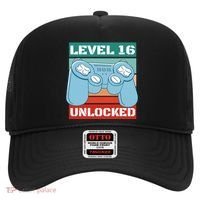 Level 16 Unlocked Gaming Retro Hat thumb 0