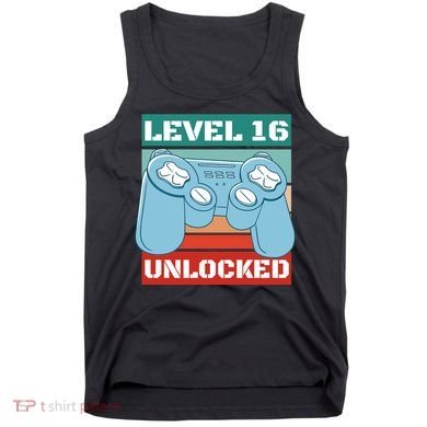 Level 16 Unlocked Gaming Retro Tank Top