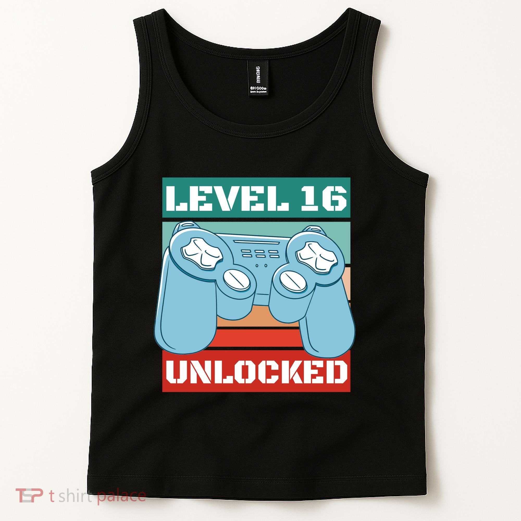 Level 16 Unlocked Gaming Retro Tank Top