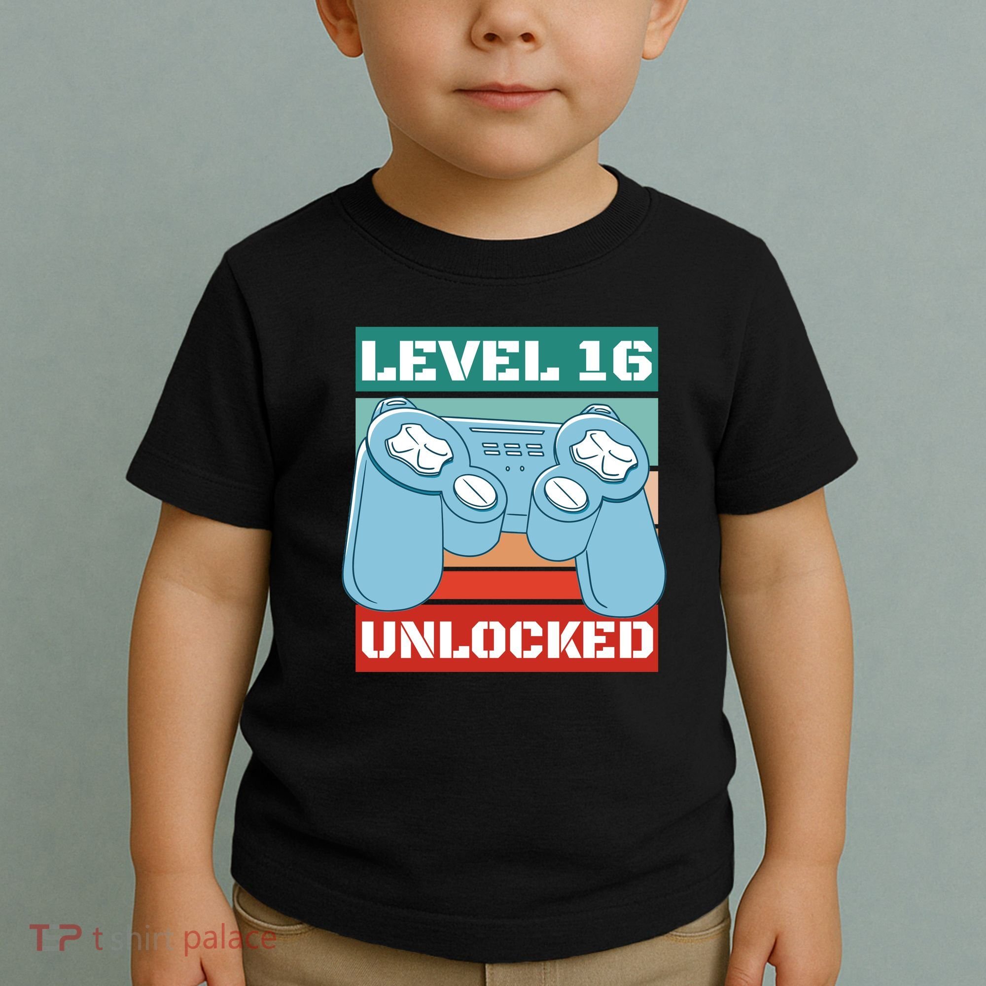Level 16 Unlocked Gaming Retro Toddler T-Shirt