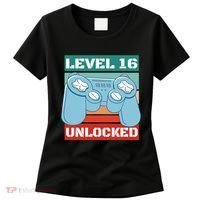 Level 16 Unlocked Gaming Retro Women's T-Shirt thumb 0
