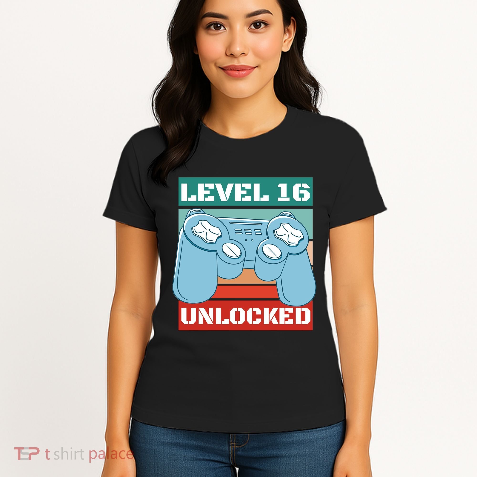 Level 16 Unlocked Gaming Retro Women's T-Shirt