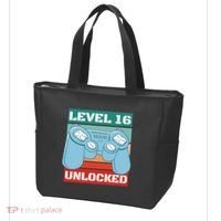 Level 16 Unlocked Gaming Retro Tote Bag thumb 3