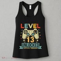 Level 13 Unlocked Teenager 13th Birthday Gamer Gift Women's Tank Top thumb 3