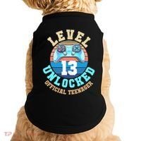Level 13 Unlocked Video Game 13th Birthday Doggie Tank thumb 0