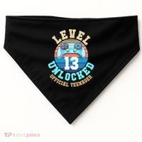 Level 13 Unlocked Video Game 13th Birthday USA-Made Doggie Bandana thumb 0