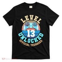 Level 13 Unlocked Video Game 13th Birthday T-Shirt thumb 0