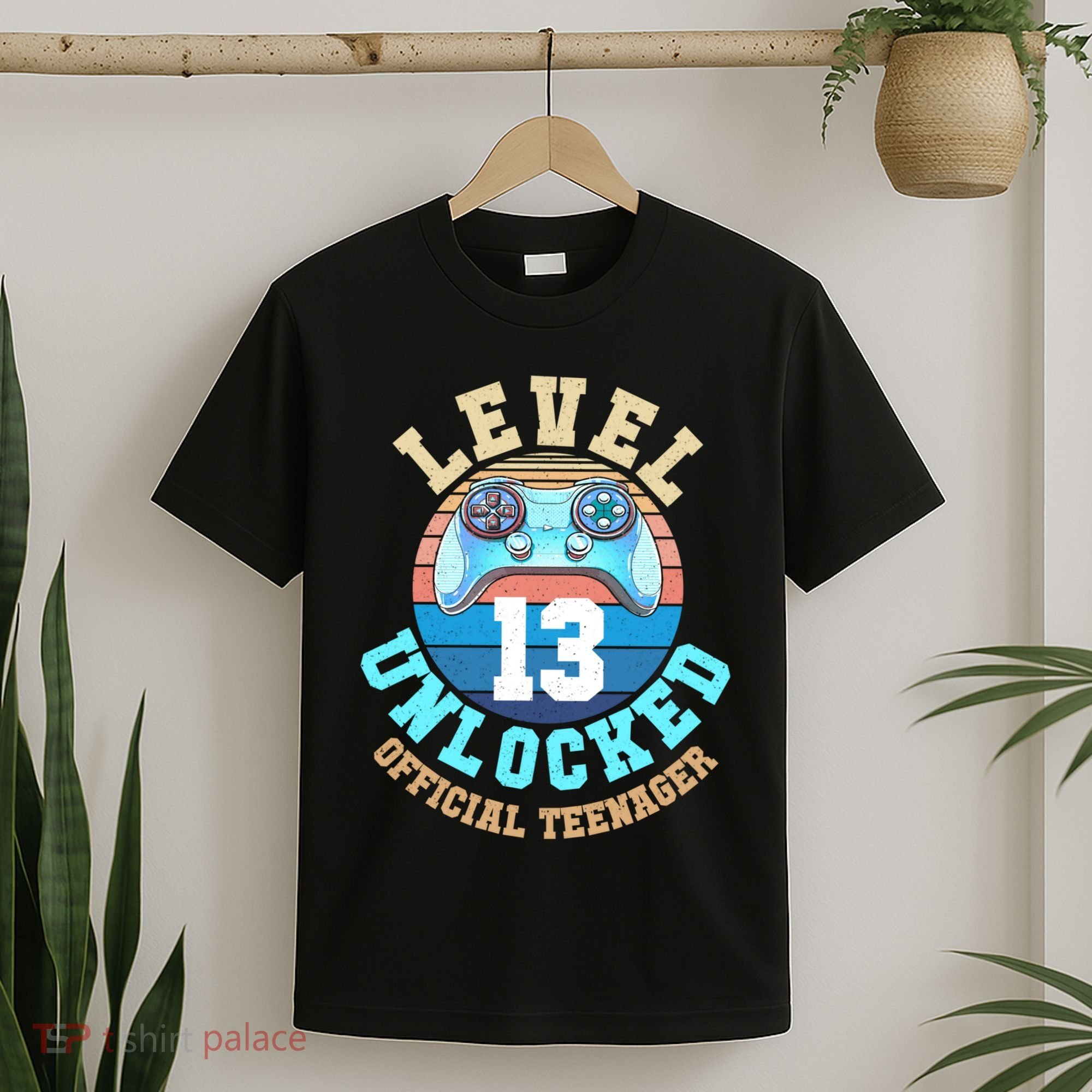 Level 13 Unlocked Video Game 13th Birthday T-Shirt