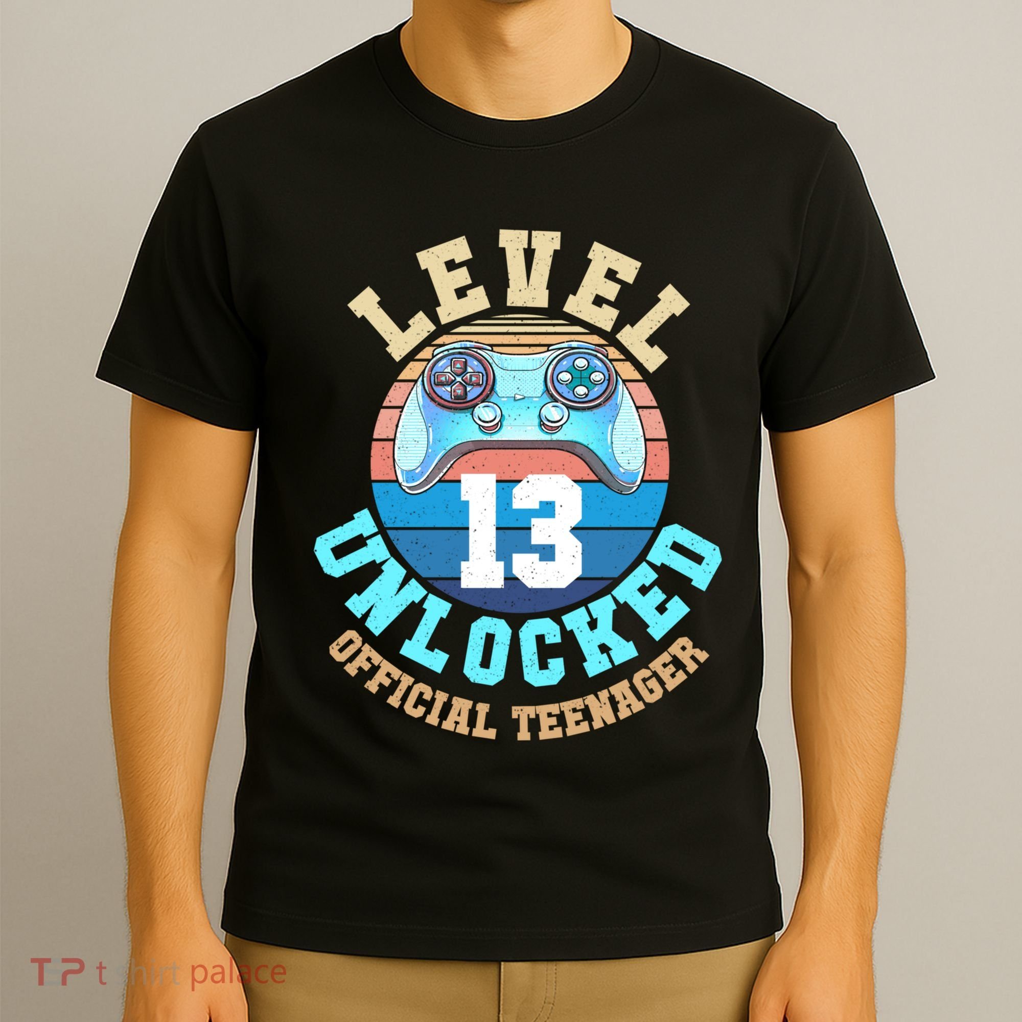 Level 13 Unlocked Video Game 13th Birthday T-Shirt