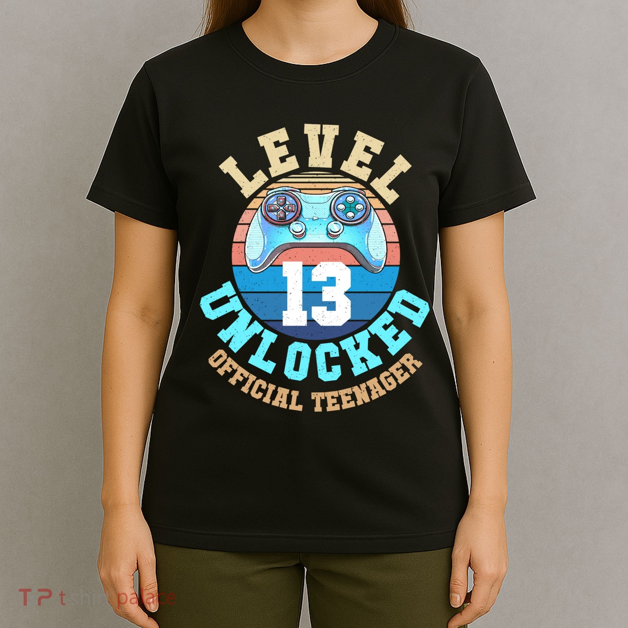 Level 13 Unlocked Video Game 13th Birthday T-Shirt