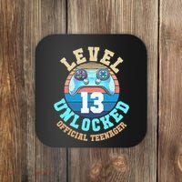 Level 13 Unlocked Video Game 13th Birthday Coaster thumb 0