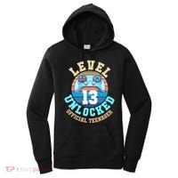 Level 13 Unlocked Video Game 13th Birthday Women's Hoodie thumb 0
