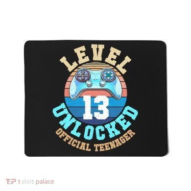 Level 13 Unlocked Video Game 13th Birthday Mousepad