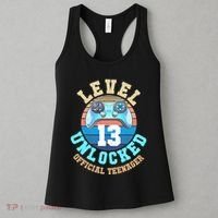 Level 13 Unlocked Video Game 13th Birthday Women's Tank Top thumb 3