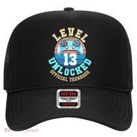 Level 13 Unlocked Video Game 13th Birthday Hat thumb 0