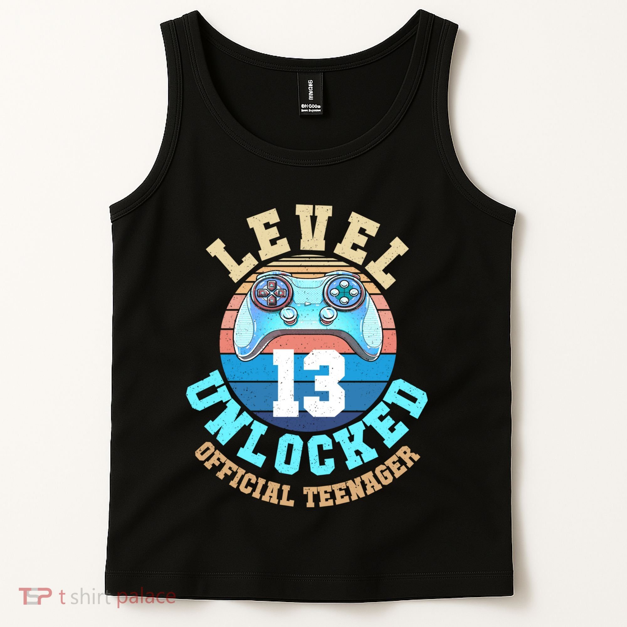 Level 13 Unlocked Video Game 13th Birthday Tank Top