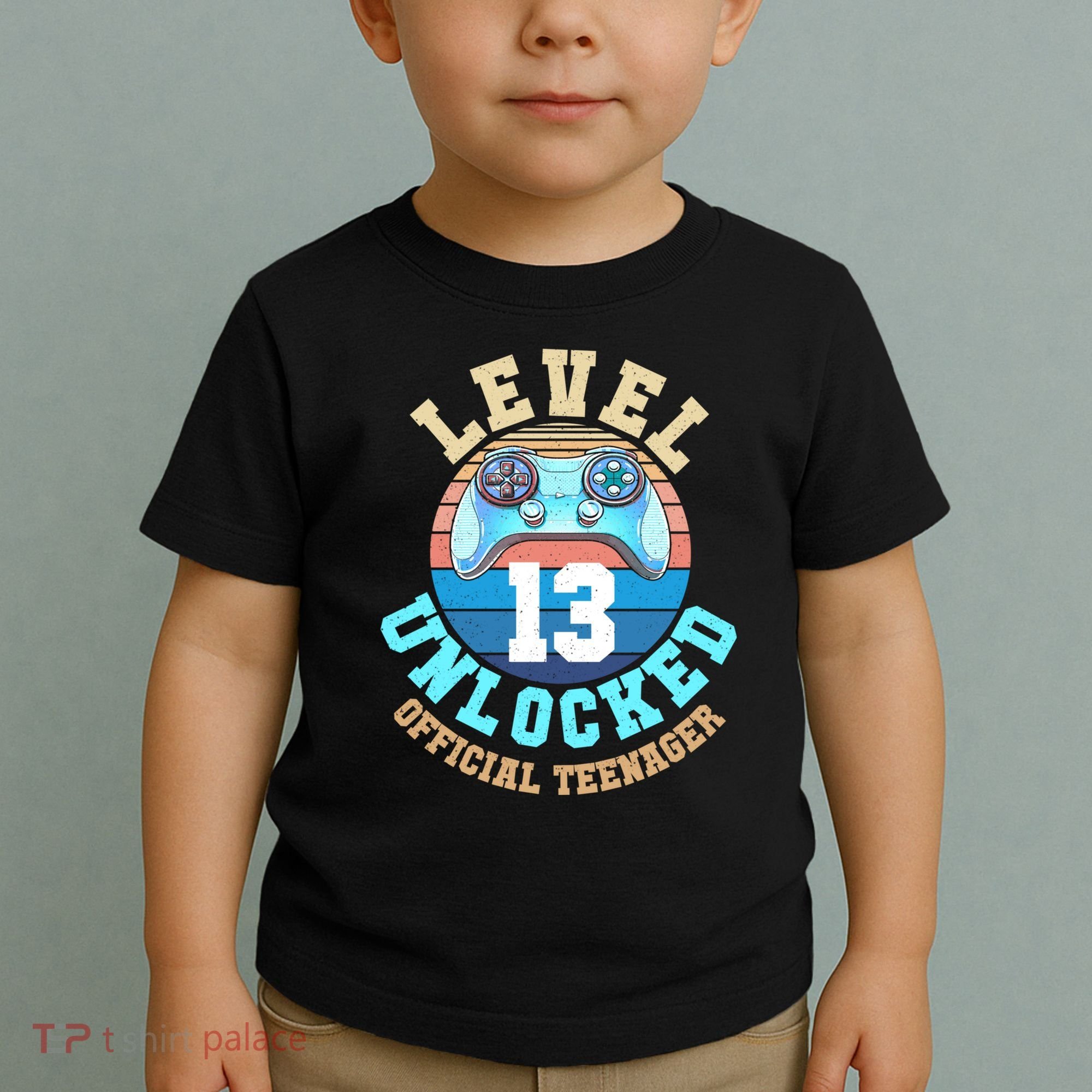 Level 13 Unlocked Video Game 13th Birthday Toddler T-Shirt
