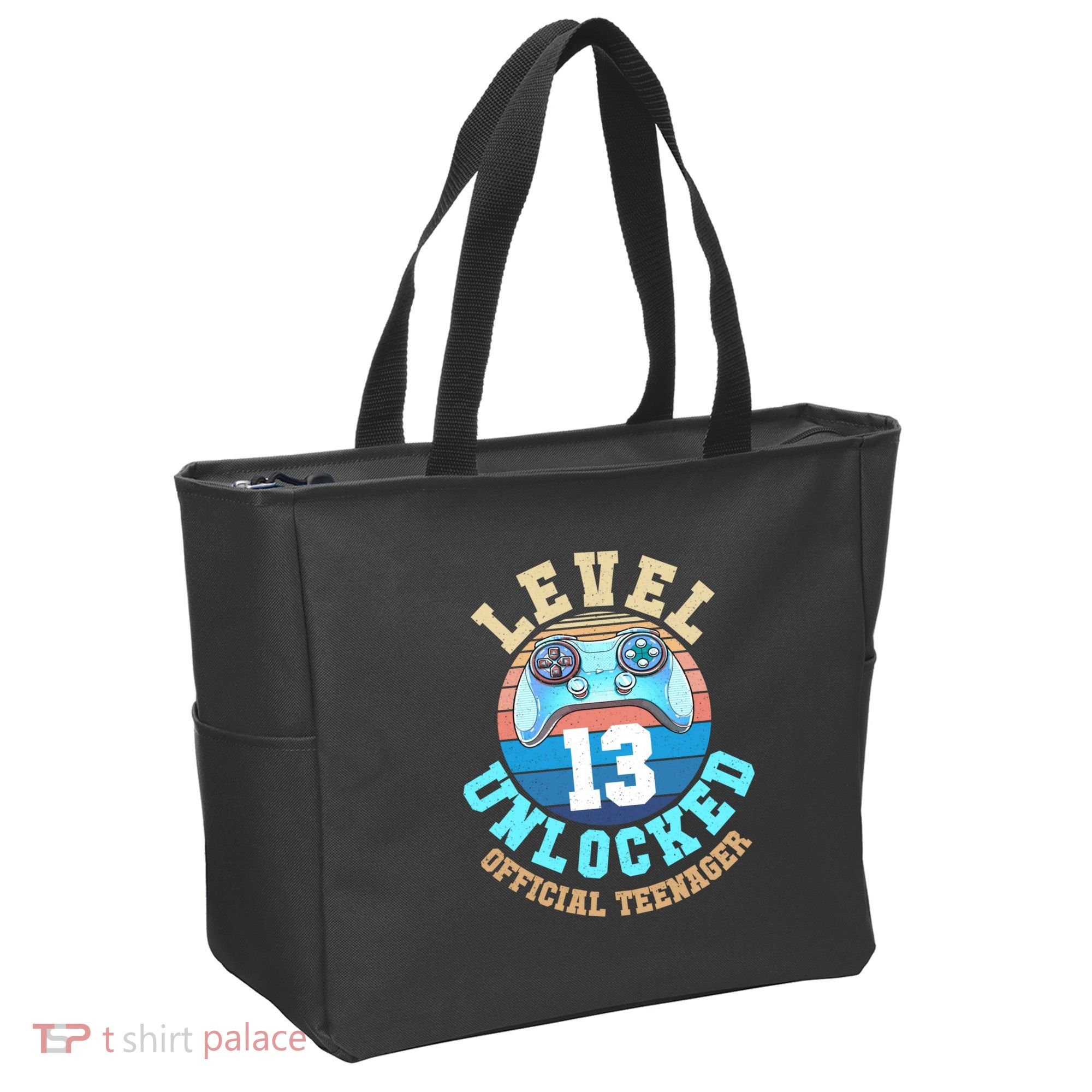Level 13 Unlocked Video Game 13th Birthday Tote Bag
