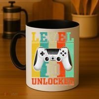 Level 10 Unlocked Birthday For 10 Years Old Gamer Bday Coffee Mug thumb 4