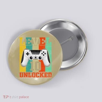 Level 10 Unlocked Birthday For 10 Years Old Gamer Bday Button