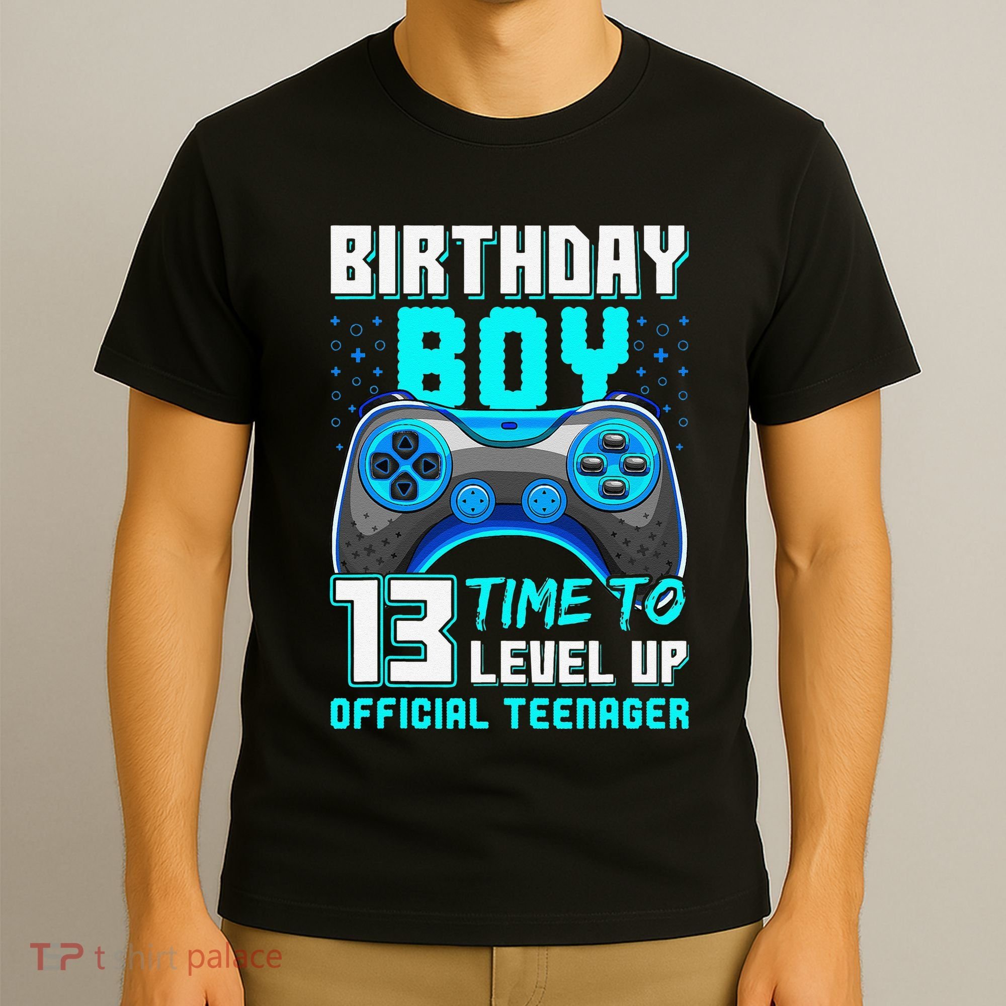 Level 13 Unlocked Video Game 13th Birthday Teenager T-Shirt